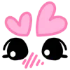 Sticker 😍 Large emoticons @uwuBerry