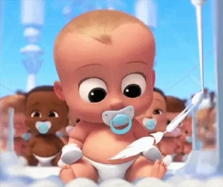 Telegram stiker 🤔 Boss Baby @stickersb2b