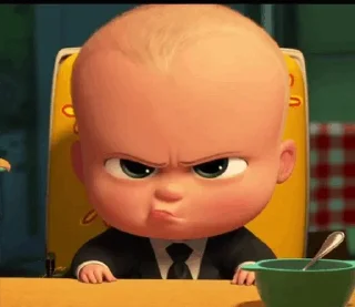 Telegram stiker 😳 Boss Baby @stickersb2b