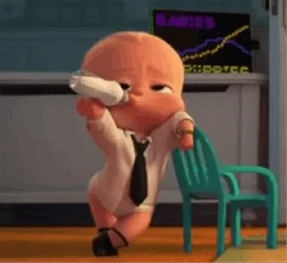 Video sticker 😨 Boss Baby @stickersb2b