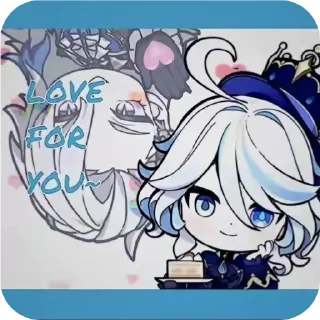 Telegram sticker 🩷 my love for you❤