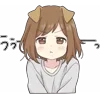 Sticker 😤 dog girl @TgEmojiBot