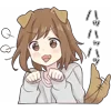 Sticker 🤤 dog girl @TgEmojiBot