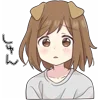 Sticker 😧 dog girl @TgEmojiBot