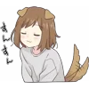 Sticker 😊 dog girl @TgEmojiBot