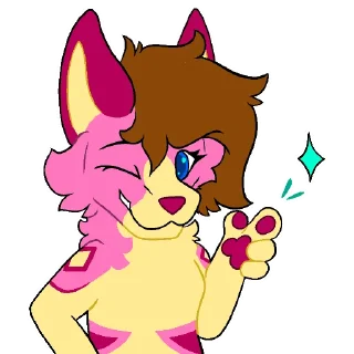 Telegram stiker ✨ Malvryn the Husky Fennec