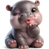 Video sticker 😘 Бегемотик...