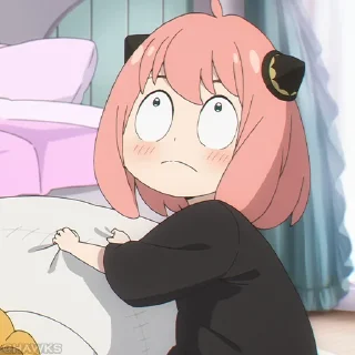 Телеграм стикер 🍥 🍥 Anya Forger 3 (@TodorokiShouto)