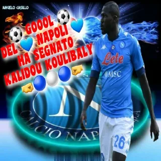 Telegram sticker 🖕 FORZA NAPOLI