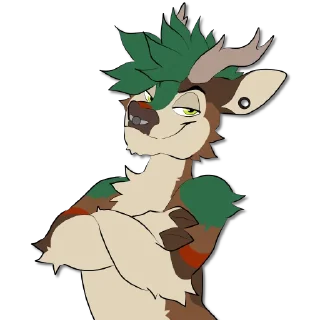 Telegram sticker 😏 Jäger Deer