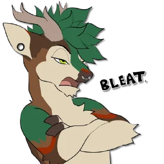 Telegram sticker 😒 Jäger Deer