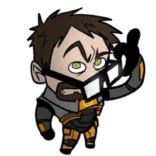 Telegram sticker 🤨 Half-Life @source_memes