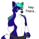 Sticker 👋 CherrieberryXXXTyr úlfrhundr LEWD