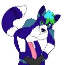Telegram sticker 😳 CherrieberryXXXTyr úlfrhundr LEWD