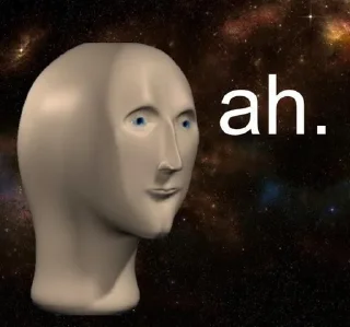 Sticker 😃 3's memez kang pacc