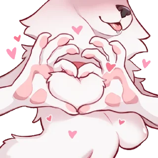 Telegram sticker 💕 Vilka Marsh @Danomil