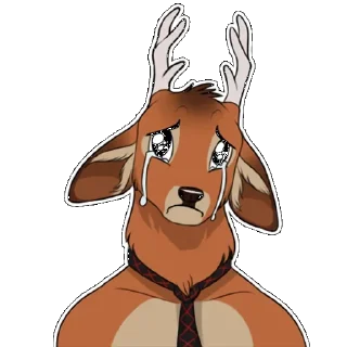 Video sticker 😢 deer