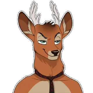Telegram sticker 😏 deer