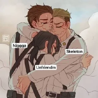 Video sticker 🌟 Skeleton Nigga unfriendm @yes_ :: @fStikBot