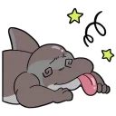 Телеграм стикер 😵 Dolphin