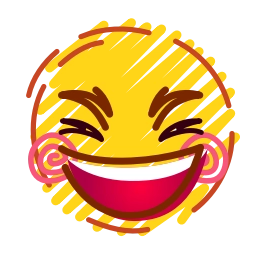 Telegram sticker 😆 Crayons Emoji @TgSticker