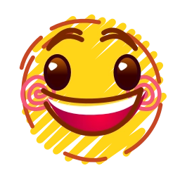 Telegram sticker 😃 Crayons Emoji @TgSticker
