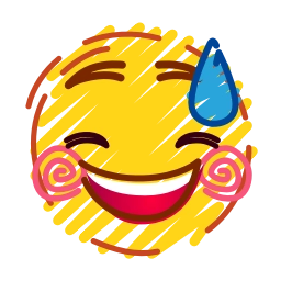 Telegram sticker 😅 Crayons Emoji @TgSticker