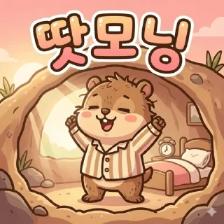 Sticker 😁 땃쥐굴