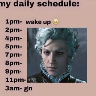 Telegram sticker 🥰 Astarion