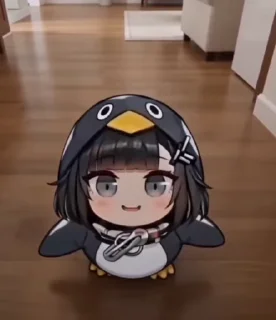 Video sticker 🧑‍🦽 咕嘎小企鹅 @Strelitziaof02