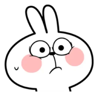 Telegram sticker 😕 𐀔🅁🄰🄱🄱🄸🅃𐀔 @stickersdaManu