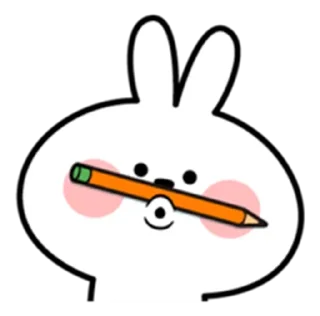 Telegram sticker 😗 𐀔🅁🄰🄱🄱🄸🅃𐀔 @stickersdaManu