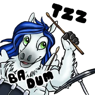 Telegram sticker 😙 Horny Horn @stickersb2b