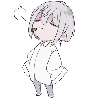 Telegram sticker ☺️ Тестовый объект-кун 2 @nyasticks