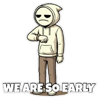 Video sticker 🫥 Bored Normie