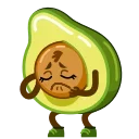 Telegram sticker 😞 Holy Guacamole!