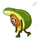 Telegram sticker 😢 Holy Guacamole!