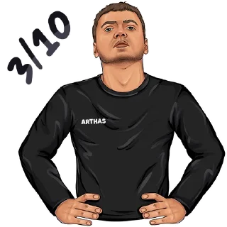 Video sticker 3️⃣ ПАПИЧ  | @hypestickbot