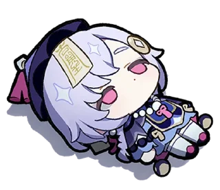 Telegram sticker 😑 Paimon's Paintings Set 2