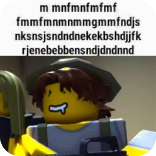 Telegram sticker 🧱 Блядь дептовое/хуеллмет