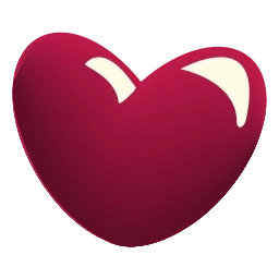 Sticker 🧡 glass hearts @emoji_tv