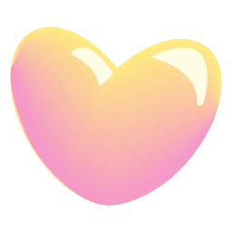 Sticker 🩷 glass hearts @emoji_tv