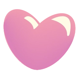 Sticker 🩷 glass hearts @emoji_tv