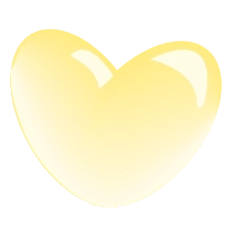 Sticker 💛 glass hearts @emoji_tv