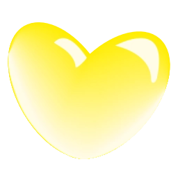 Sticker 💛 glass hearts @emoji_tv