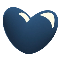 Sticker 💙 glass hearts @emoji_tv