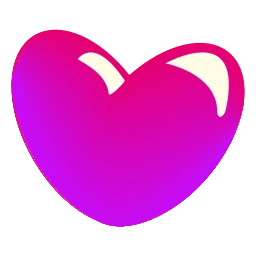 Sticker 💜 glass hearts @emoji_tv