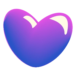 Sticker 🩷 glass hearts @emoji_tv