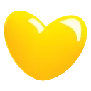 Video sticker 💛 glass hearts @emoj...