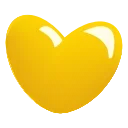 Video sticker 💛 glass hearts @emoj...